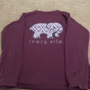 Ivory Ella long sleeve tee size XS good condition